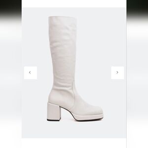 BRAND NEW Elegant White Knee-High Women's Boots